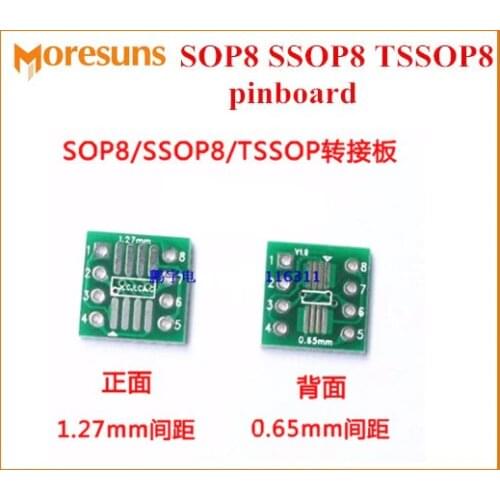 Fast Free ship 20pcs/lot 12*12mm SOP8 SSOP8 TSSOP8 SMD turn DIP Spacing 0.65/1.27mm Pinboard/Conversion Card