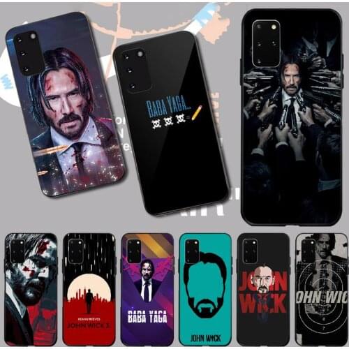 PENGHUWAN John Wick Phone Case Cover for Samsung S20 plus Ultra S6 S7 edge S8 S9 plus S10 5G
