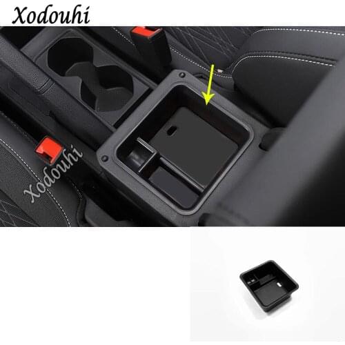 For Volkswagen VW T-cross Tcross 2018 2019 2020 Car Plastic Storage Trim Container Center Console Cup Holder Gear Box Frame
