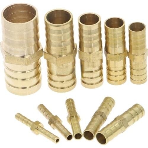 Brass Fitting Copper Pagoda Connector Pipe Fittings 2 Way Straight/L/Tee/Y/Cross 4/5/6/8/10/12/16/19mm For Gas/Water Tube