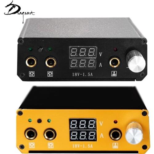 Mini Size Dual Model Tattoo Power Supply For Tattoo Gun LED Display
