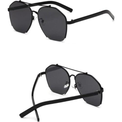 Fashion Sunglasses big size sunglasses lady men fashion sunglasses metal big size UV400 sun glasses