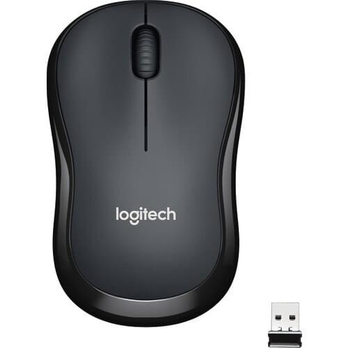 Logitech M220 Silent Wireless Mouse-Black
