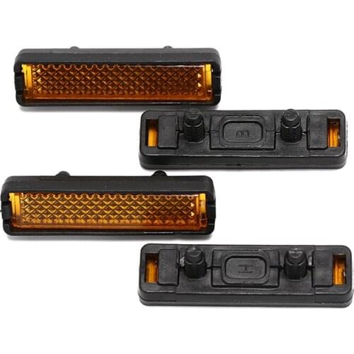 New 4 Pcs/Set Bicycle Pedal Reflector Safety Night Cycling Reflective Bike Accessories