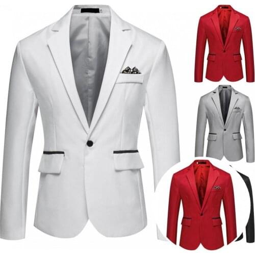 Formal Casual Formal Lapel Suit Coat for Business Men Blazer Formal Casual Formal Lapel Suit Coat for Business