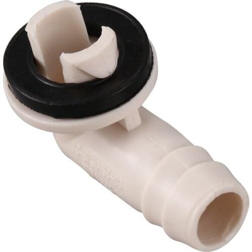 Air Conditioner Ac Drain Hose Connector Elbow Fitting with Rubber Ring for Mini-Split Units and Window Ac Unit 3/5 Inch(15Mm)