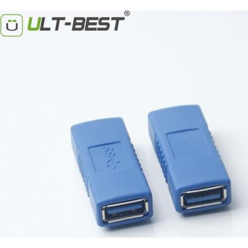 ULT-Best Super Speed USB 3.0 A Female to Female F/F Adapter Connector Blue Converter