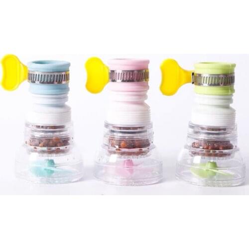 Faucet Extend Filter for Kitchen Universal Type in Bathroom 360 Angle Adjusted Filtrate Cold Warm Water