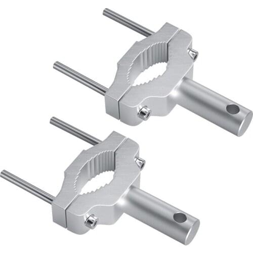 2Pcs Universal Motorcycle Spotlight Bracket LED Headlight Extension Mount Bracket Aluminum for Honda Yamaha Suzuki