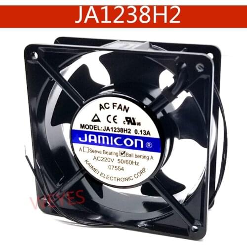 For JAMICON JA1238H2 12038 AC220V ball bearing cooling fan
