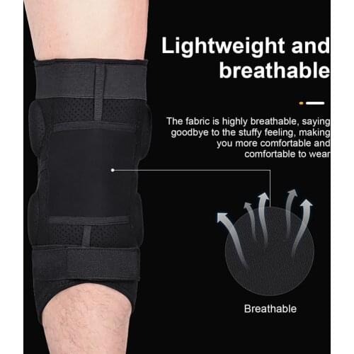 1Pair Universal Running Cycling Knee Support Sleeves Anti-pilling Compression Knee Pads Shock Absorbing for Exercise