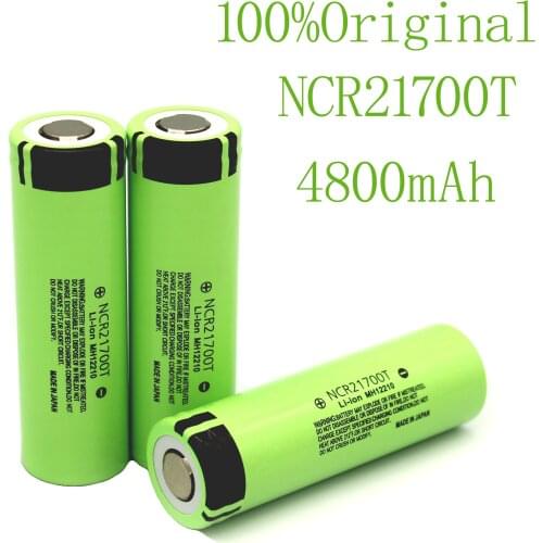 100% original recargabie NCR21700T.4800mAh.Li-ion.de bateria de3.7v. 40A para alta descarga de tasa artesanal