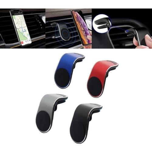 Car Phone Holder For Phone in Car Air Vent Clip Mount Magnetic Mobile Phone Holder Cell Stand Support for Tablets Smartphones
