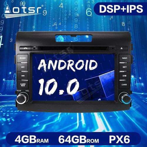 Android 10.0 4G+64G DSP Car DVD Player GPS Navigation For Honda CRV 2012-2016 Car Radio Player Auto Stereo Multimedia Head Unit