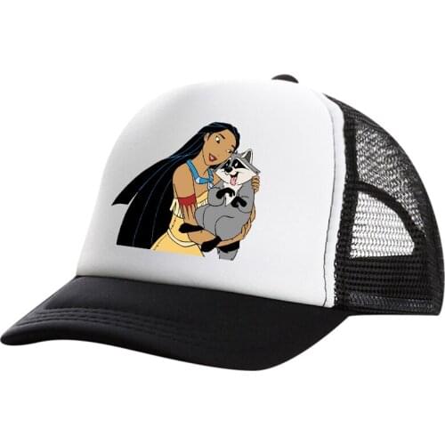 New Brand Pocahontas Snapback Baseball Cap Men Women Hip Hop Dad Mesh Hat Trucker Hat Dropshipping