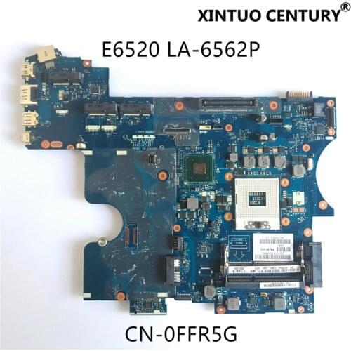 CN-0FFR5G 0FFR5G FFR5G For Dell Latitude E6520 Laptop Motherboard PAL60 LA-6562P HM65 DDR3 100% tested working