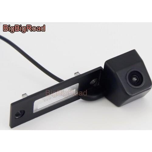 BigBigRoad For Volkswagen Multivan Transporter T5 CC MK3 Caddy Golf Plus Touran Passat B5 B6 LingYu Car Rear View Backup Camera