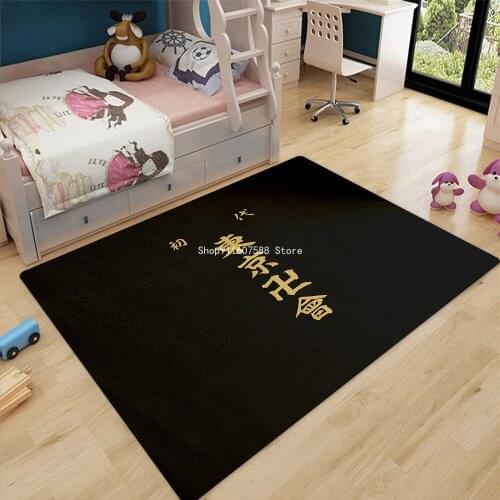 Tokyo Avengers Anime Printed Pattern Carpet Mat Living Room Bedroom Kids Play Bedside Comfortable Foot Mat Bathroom Rug