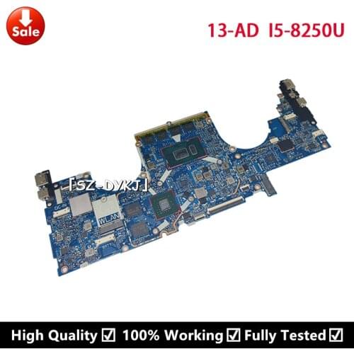 For hp ENVY 13-AD Laptop motherboard 939650-601 939650-501 939650-001 940645-601 with MX150 2GB i5-8250U Mainboard