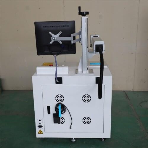 Mini Fiber Laser Marking Machine Metal Marking Machine Laser Engraver Nameplate Laser Marker For Stainless Steel