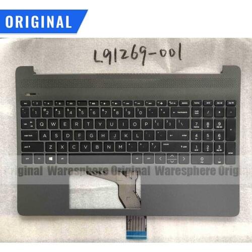 New Original for Hp 15-DY Palmrest With Non-backlit Keyboard Top Cover Upper Case L91269-001 Gray