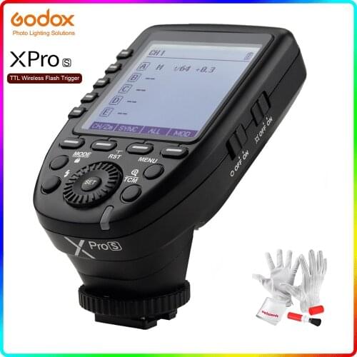 Godox XPro-S Xpros Flash Trigger Transmitter with TTL 2.4G Wireless X System HSS LCD Screen for Sony A7 II A99 ILCE-6000L A9 A7