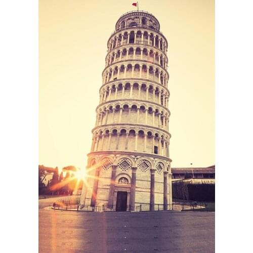 Leaning Tower of Pisa backgrounds photography art portrait polyester photo backdrops in photo studio props photophone LV-1636