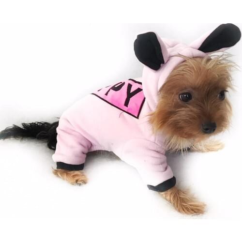 Pink Happy Dog Bag Dog Outfit