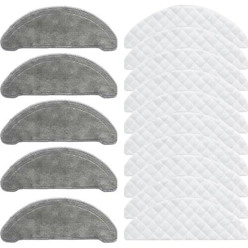 TOP!-Replaceable Mop Cloths Disposable Cloths Rag Sets Parts for Roidmi EVE Plus Robot Vacuum Cleaner Parts
