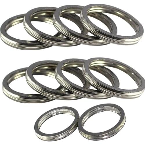 42MM Motorcycle Exhaust Pipe Header Muffler Gasket For Yamaha TT600 XT600 1985-1995 FZR600 FZR1000 1988-1995 YZF600R 1997-2005