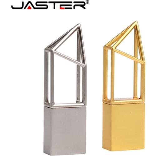 Pendrive Usb2.0 Usb Flash Drive 64gb 32gb Metal Memory Stick 16gb 8gb 4gb Flash Disk Silver Pen Drive Gift Free Print LOGO