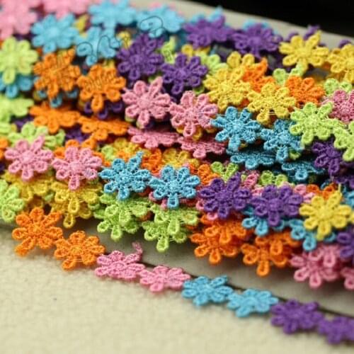 High-quality 12/24mm color floret lace piece of lace cloth decal sheet manual DIY hair accessories and fashion accessories