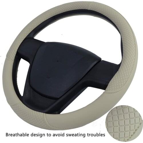 All Seasons Car Steering Wheel Cover Parts Rubber Steering Wheel Protective Cover Automobile Accessories