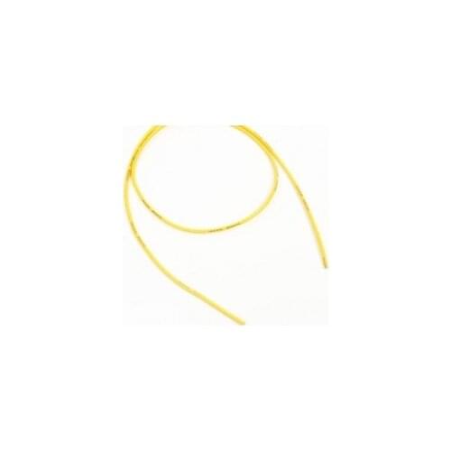 1 Meter 16AWG Silicone Wire/ Silica Gel Wire/ Silicone Cable (252/0.016, OD: 3.0)-Yellow Color
