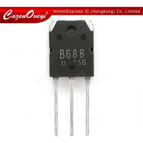10pcs/lot 2SB688 2SD718 5pcs B688 +5pcs D718 688 718 TO3P In Stock