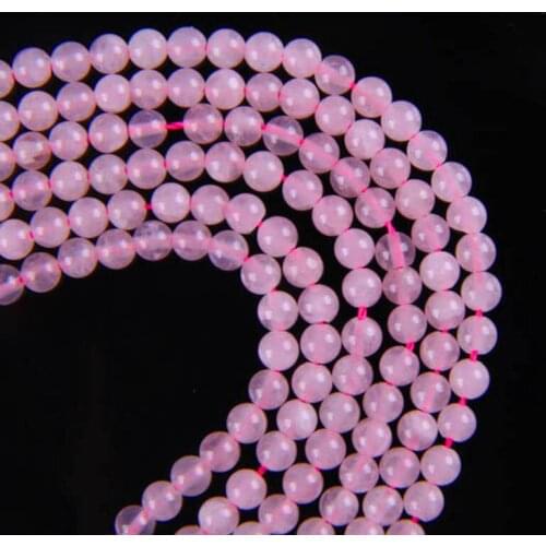 3MM Rose Crystal Round Loose Beads Strand 15.5 Inch Jewelry For Woman Gift Making A046
