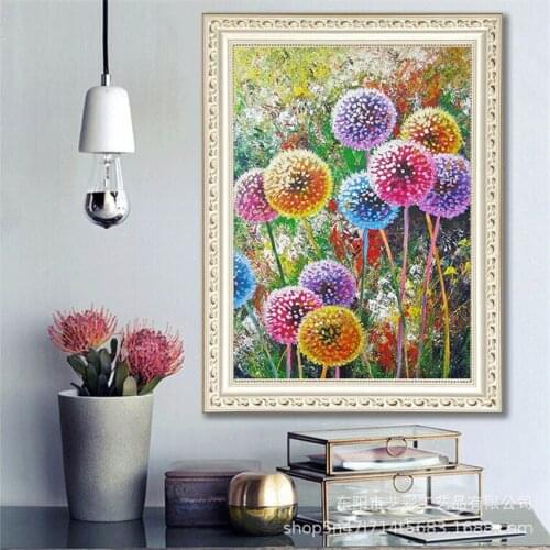 5D DIY Diamond Painting Dandelion Rhinestones Pictures Diamond Embroidery Sale Landscape Diamond desert