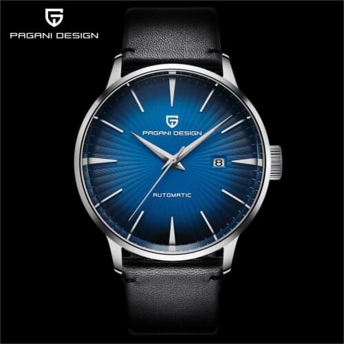 2019 New PAGANI DESIGNMen Watches Classic Mechanical Leather Watch Men Luxury Men Automatic Watches Business Waterproof Clock