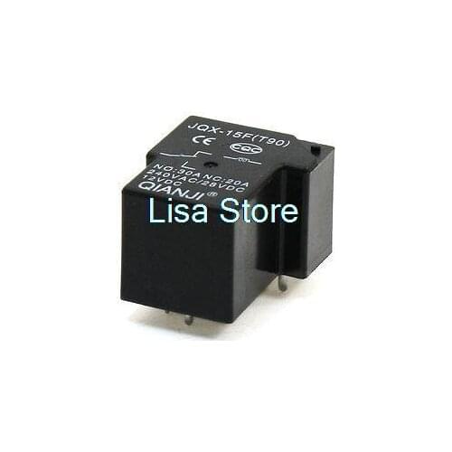 Good Packaging. Black JQX-15F(T90) Power Relay Coil SPDT 6 Pin Electromagnetic Relay