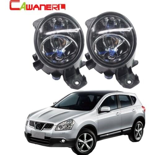 Cawanerl For Nissan Qashqai 2007-2013 2 X 100W H11 Car Halogen Fog Light DRL Daytime Running Lamp 12V Accessories High Power
