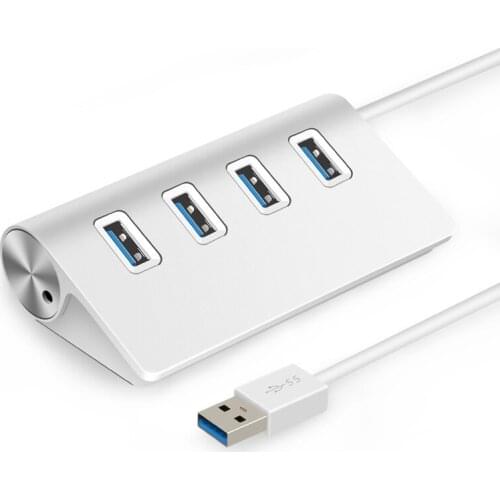 Hot-USB HUB, Premium 4 Port Aluminum USB OTG Hub for iMac,MacBooks,PCs Tablet and Laptops High Speed 3.0 3 Portable Splitter hub