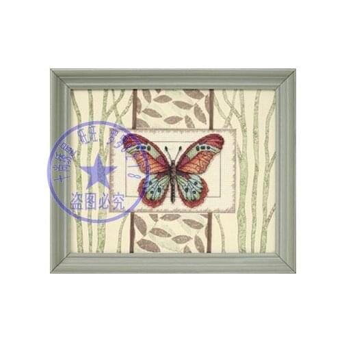 COTTON Free Delivery Top Quality Hot Selling Lovely Counted Cross Stitch Kit Butterfly DIM 65026