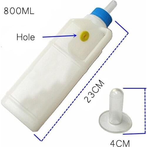 KOMOREBI 2 PCS 850ML Pigs feeding bottle Sheep off the bottle Calves weaned Tools Horse Donkey Mammal equipment