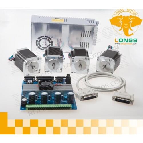 Axis Nema 23 Stepper Motor 287oz-in &stepper motor driver controller TB6560 CNC Kit