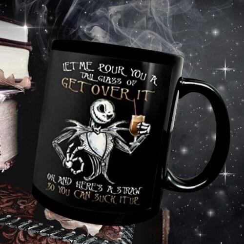 Creative Halloween Coffee Mug DIY Print Photo Text Ceramic Cup Milk Water Cups And Mugs To Friend Family Christmas Gift Caneca