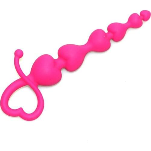 Medical Silicone Anal Butt Plug G-spot Stimulation Anal Beads Vaginal Balls Female Adult Sex Products For Gay Couple Games