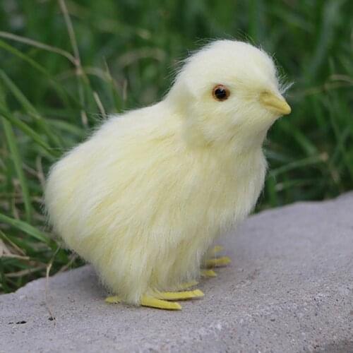 Lovely Baby Chick Plush Smooth Soft Electric Little Chick Stuffed Toy Home Decor Tabletop Ornaments for Easter Gift