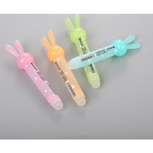 Kawaii Rabbit Eraser For Erasable Pen Cute School Office Supply Stationery Gift M01 21 Dropshipping