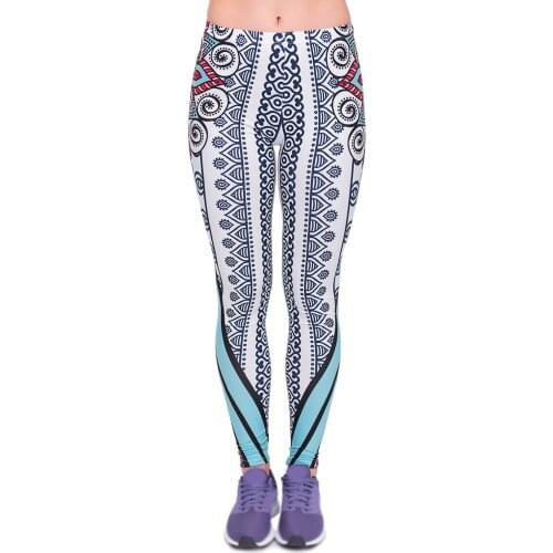 Fashion Printed Leggings Womens Stretch Leggings Fitness Running Gym Print Full Length Active Pants 2021 Pantalones de mujer