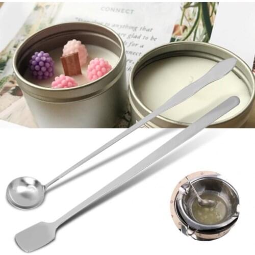 Candle Making Kit DIY Candles Long Handle Candle Mixing Spoon For Coffee Tea Wax Candle Tools Stamp Wax Seal Beads Sticks Spoon